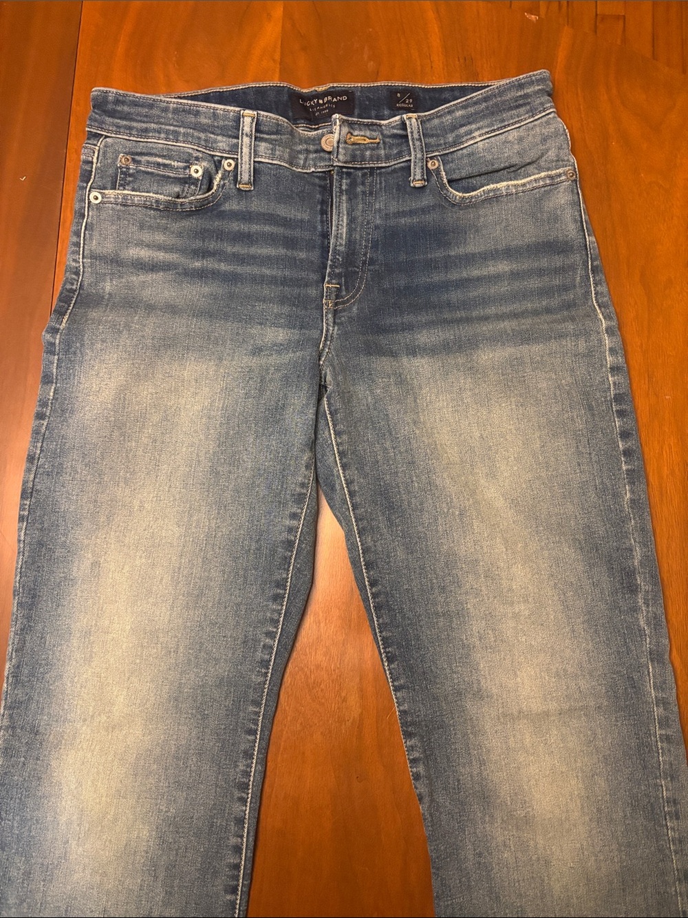 Lucky Brand Women's Straight Sweet Jeans in Blue Wash